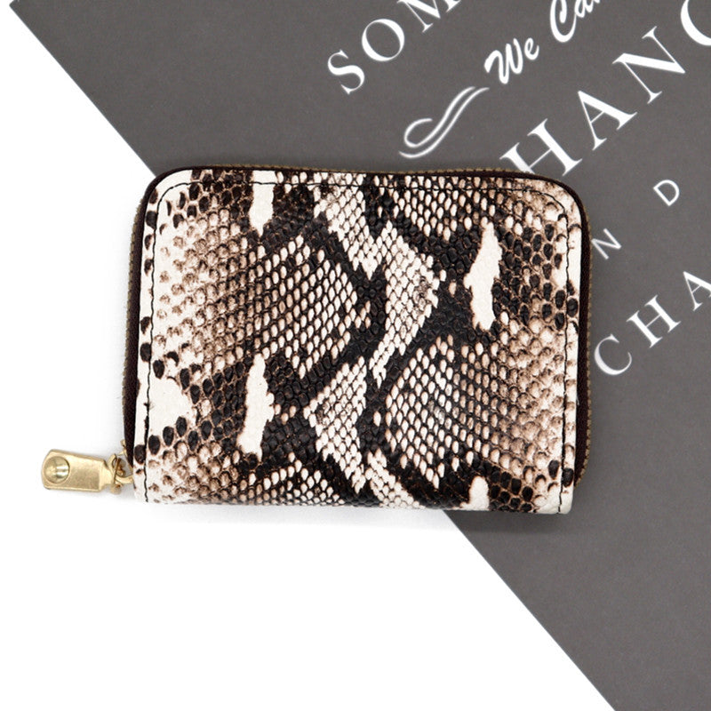 Animal Pattern Series Expanding Exquisite Short Large Card Holder