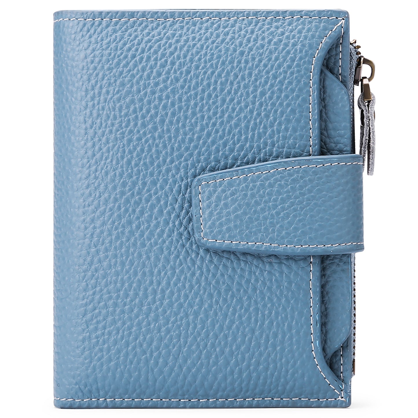 Women's Leather Short Korean Style Multifunctional License Ladies Wallets