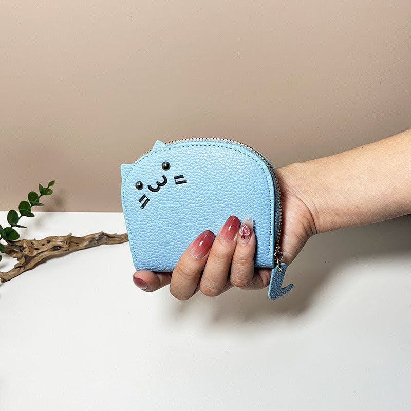 Women's Cute Multiple Slots Advanced Cartoon Change Card Holder