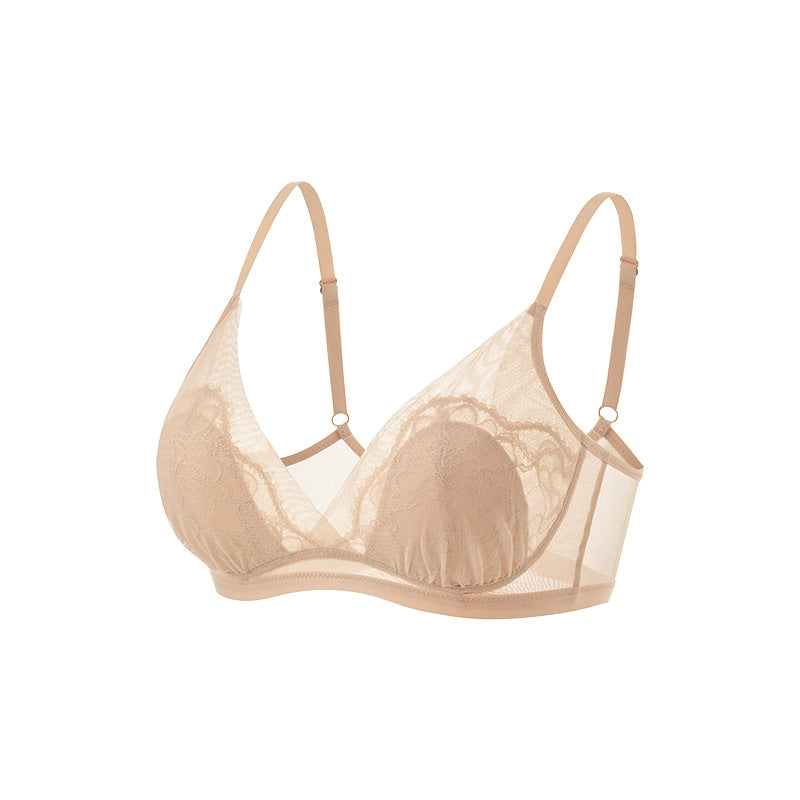 Triangle Cup Mulberry Sexy Lace Rabbit Underwear Everyday Bras