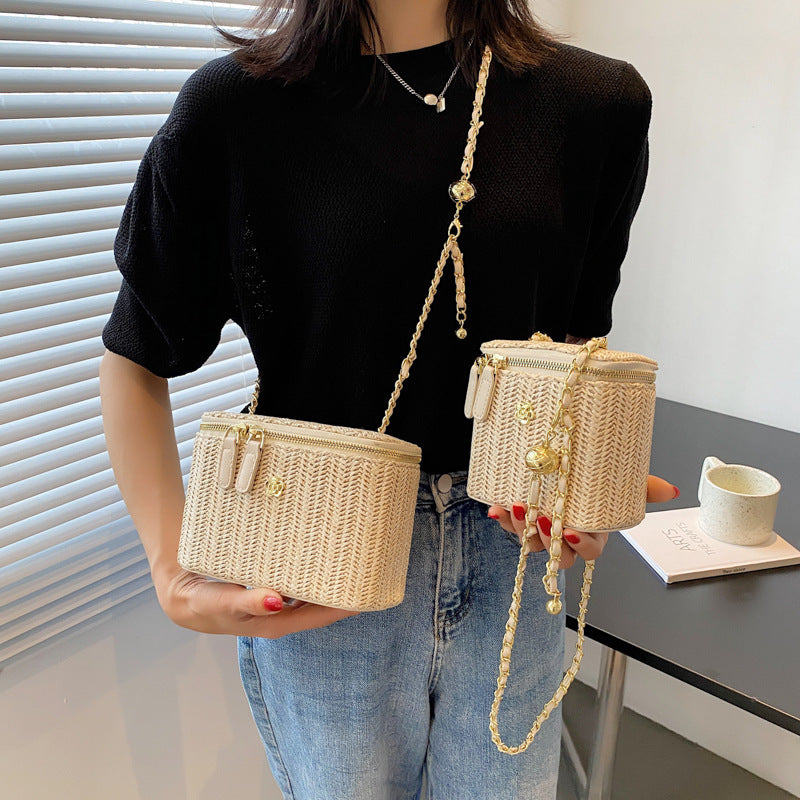 Graceful Elegant Box Chain Bohemian Style Crossbody Bags