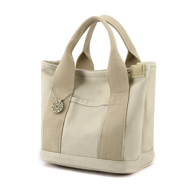 Women's Canvas Reticule Out Clutch Large Handbags