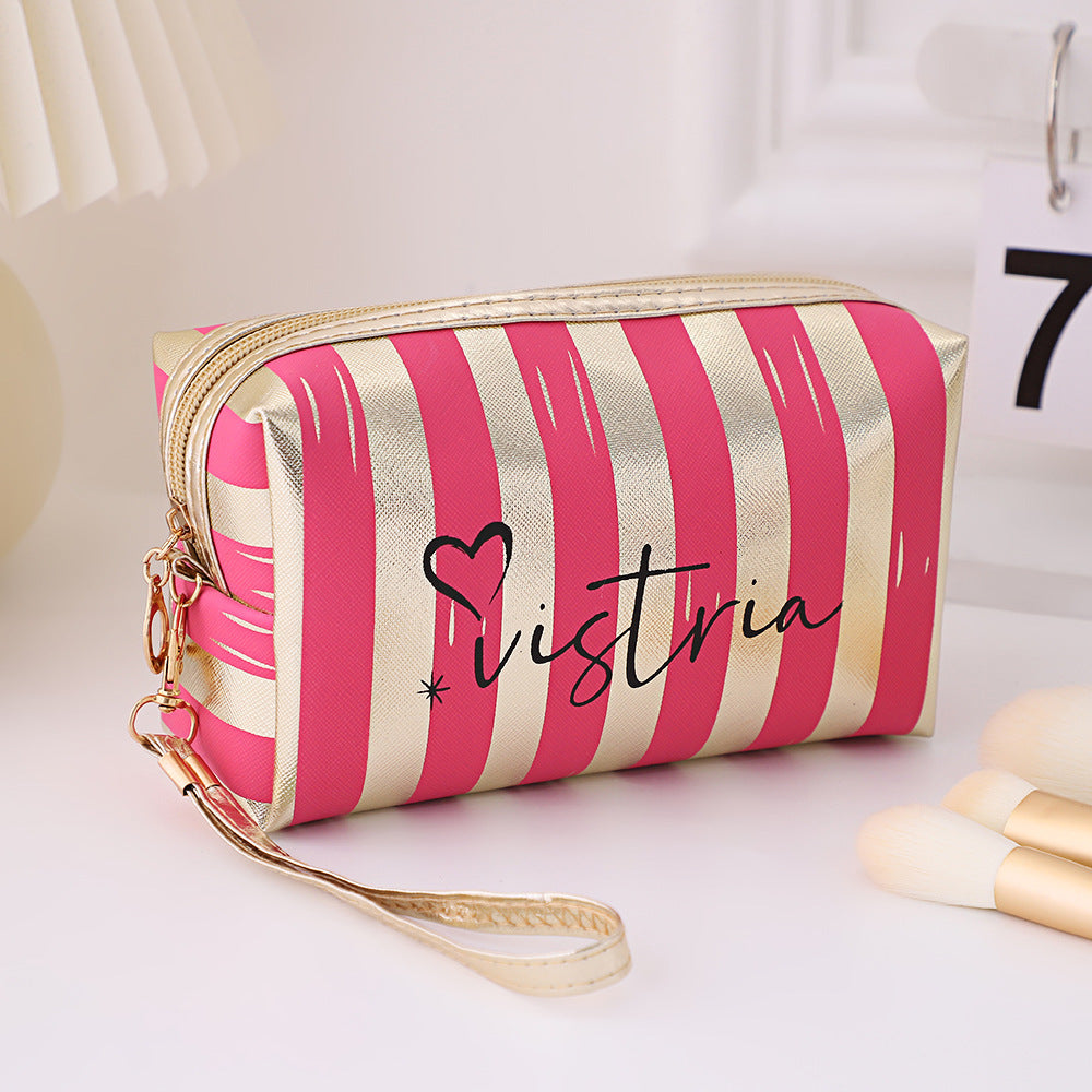 Charming Pretty Portable Zipper Multifunctional Storage Makeup Bag