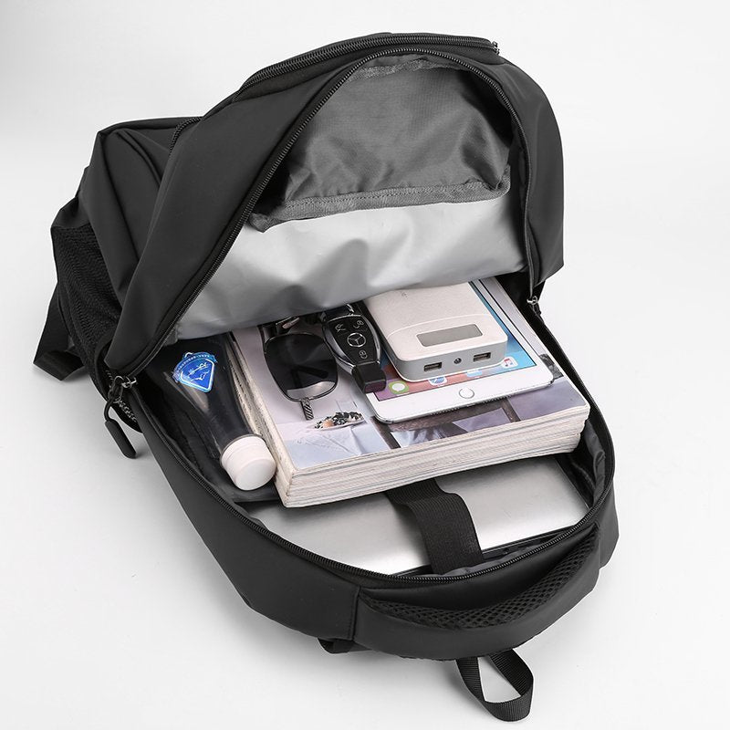 Men's Printed Business Large Capacity Derm Computer Backpacks