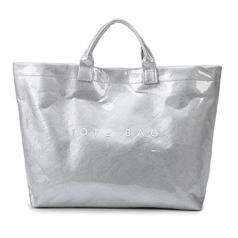 Large Capacity Gel Fashion Transparent Commuter Shoulder Bags