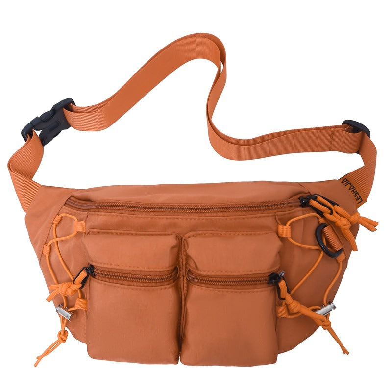 Men's Nylon Waterproof Business Shirt Sport Men's Chest Bags