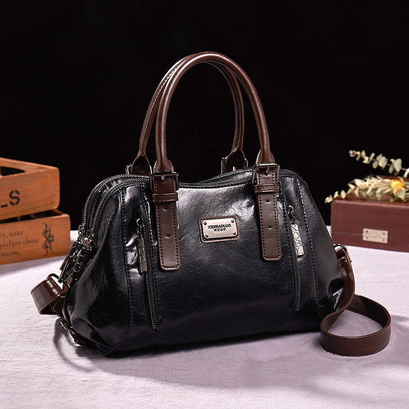 Women's Retro Fashion Portable Adjustable Large Capacity Bags