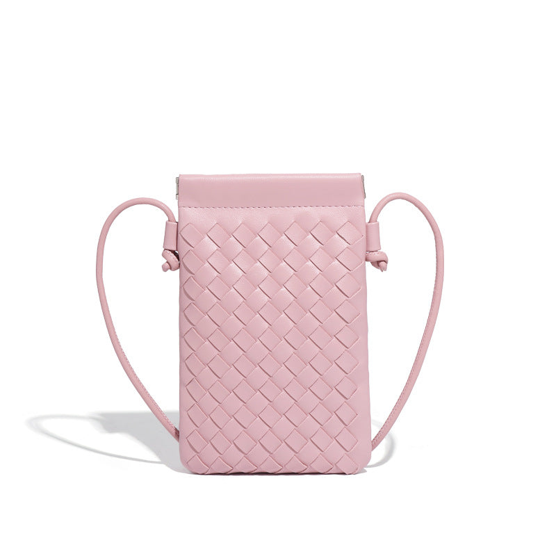 Autumn Woven Cell Niche Texture Mini Crossbody Bags