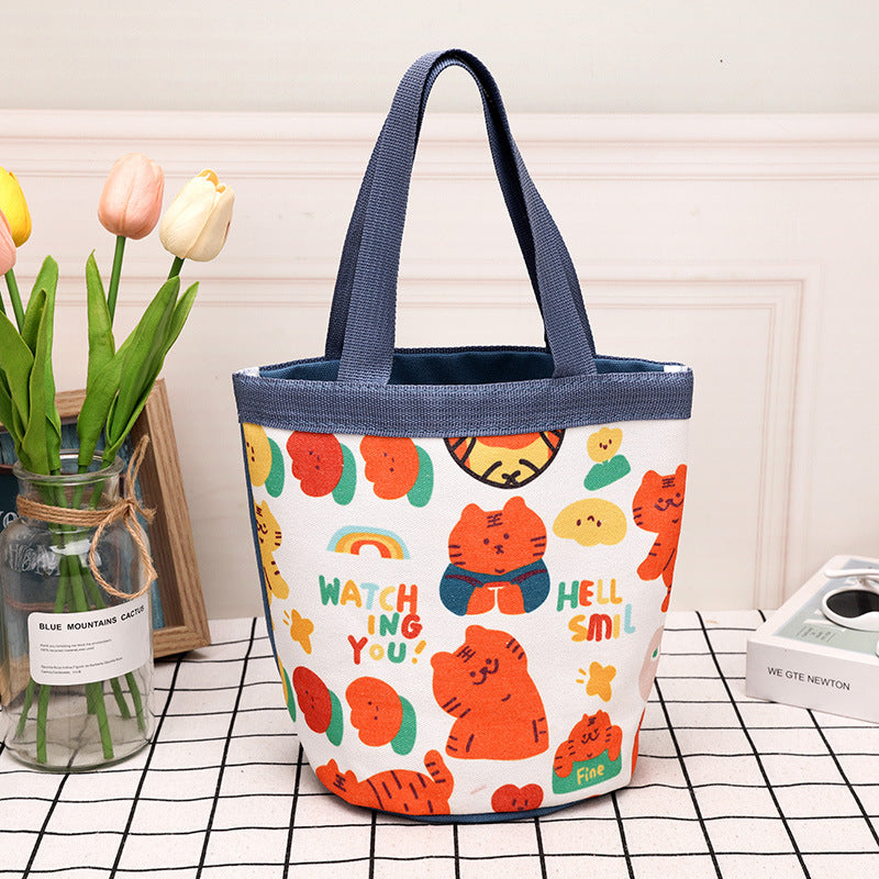 Gift Full Moon Cute Cartoon Lunch Handbags