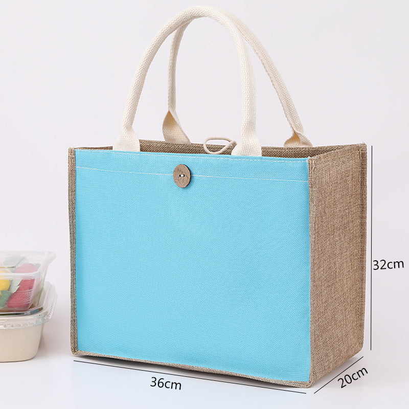 Blank Canvas Painting Jute Cotton Linen Handbags