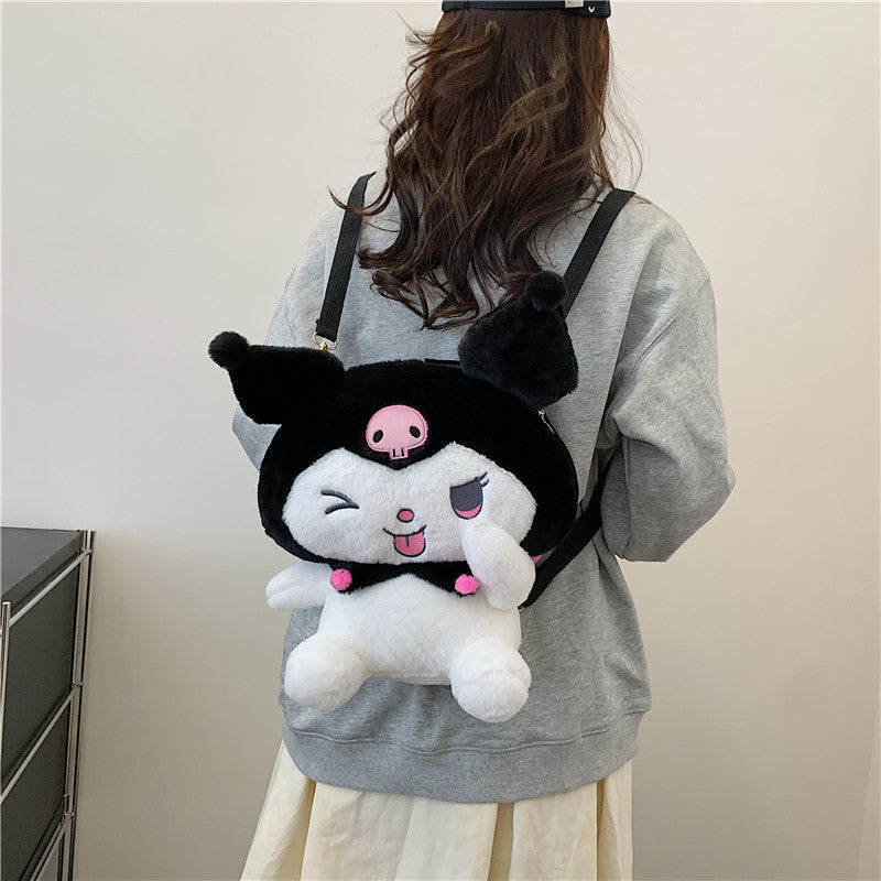 Casual Plush Cartoon Cute Clow Gift Backpacks