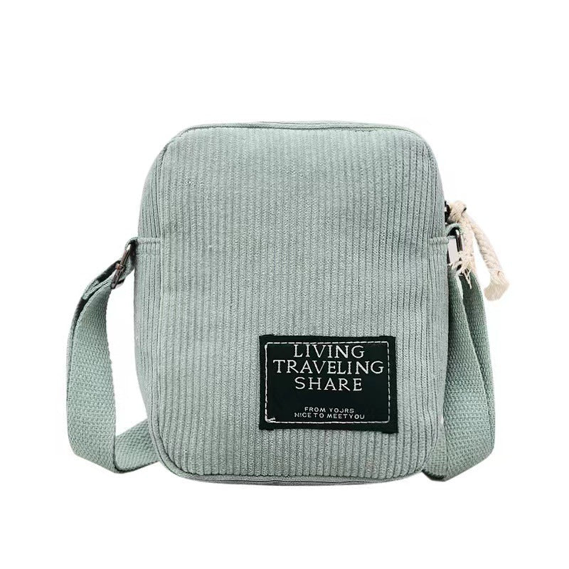 Women's Corduroy Retro Easy Matching Mini Cloth Crossbody Bags