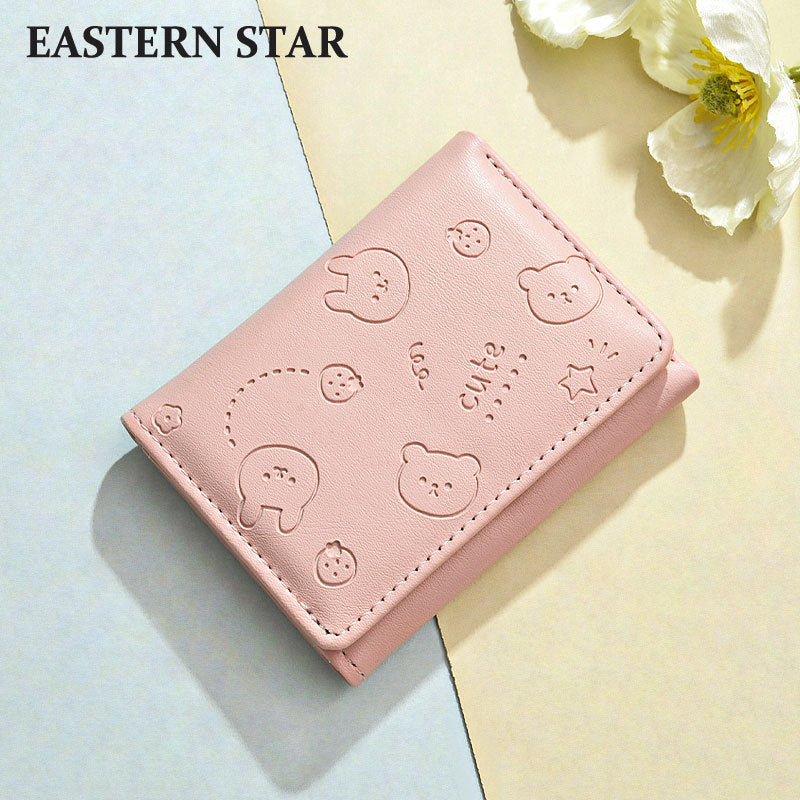 Women's Fashion Korean Style Short Simple Cute Ladies Wallets