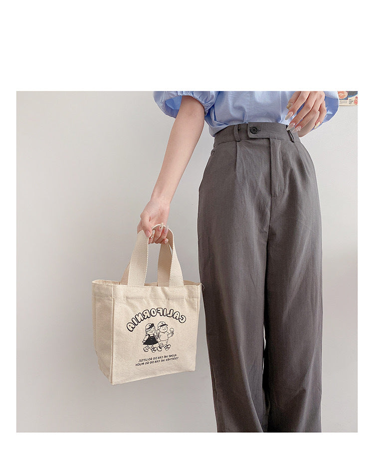 Style Thermal Large Capacity Lunch Box Handbags