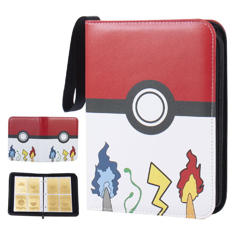 Magic Binder Grid Game Cartoon Favorites Card Holder