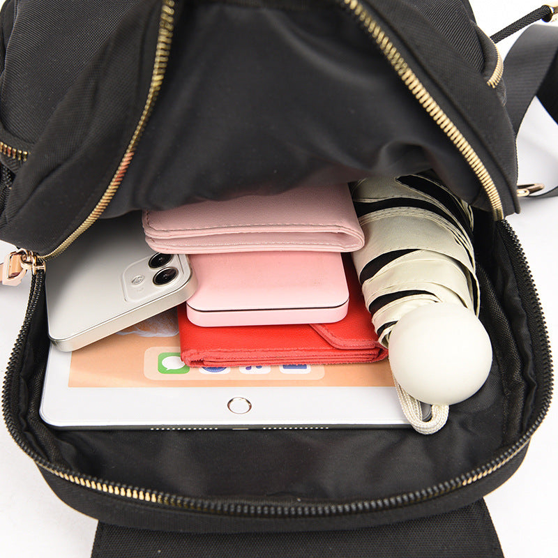 Women's Distribution Korean Fashionable Nylon Oxford Cloth Backpacks