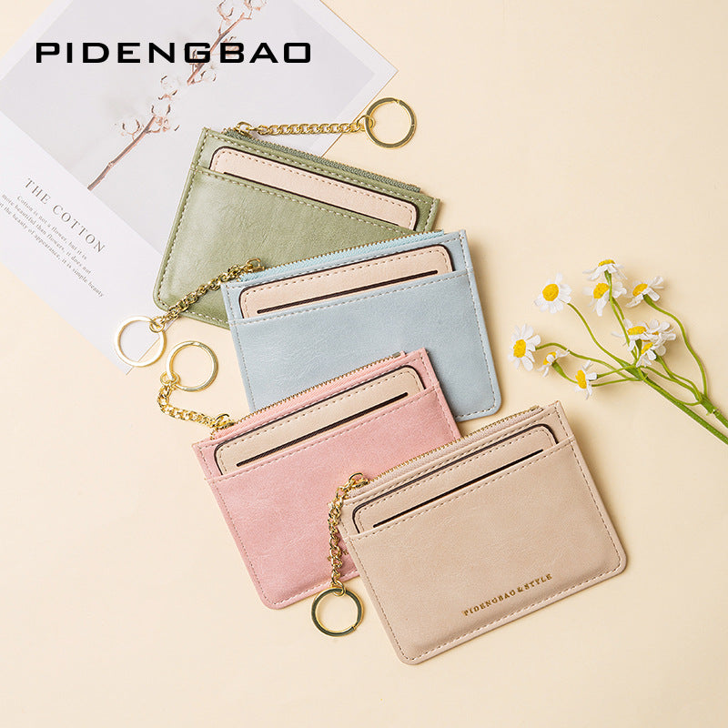 Elegant Slouchy Innovative Pretty Detachable Zipper Card Holder