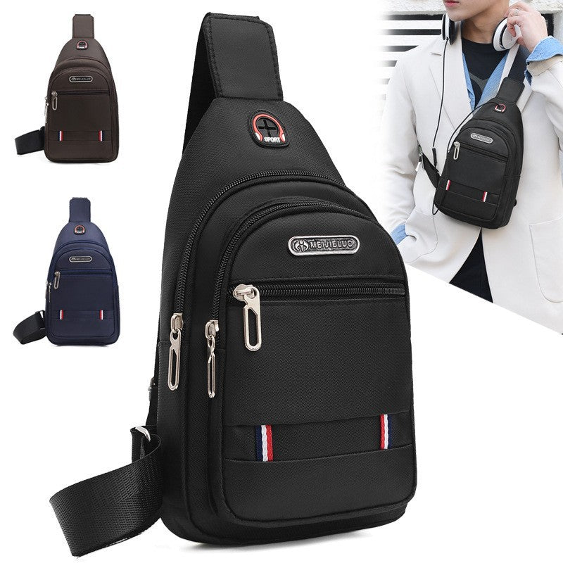Charming Men's Fashion Polyester Trendy Leisure Men's Chest Bags