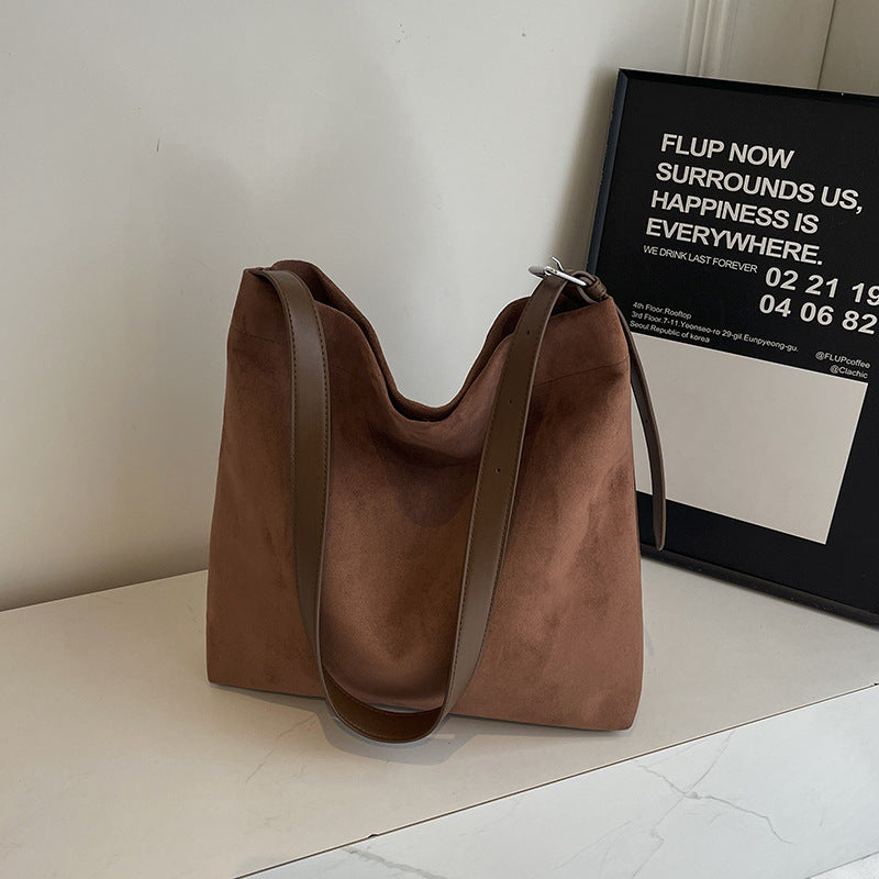 Women's Mom Large Capacity Washed Leather Fashion Shoulder Bags