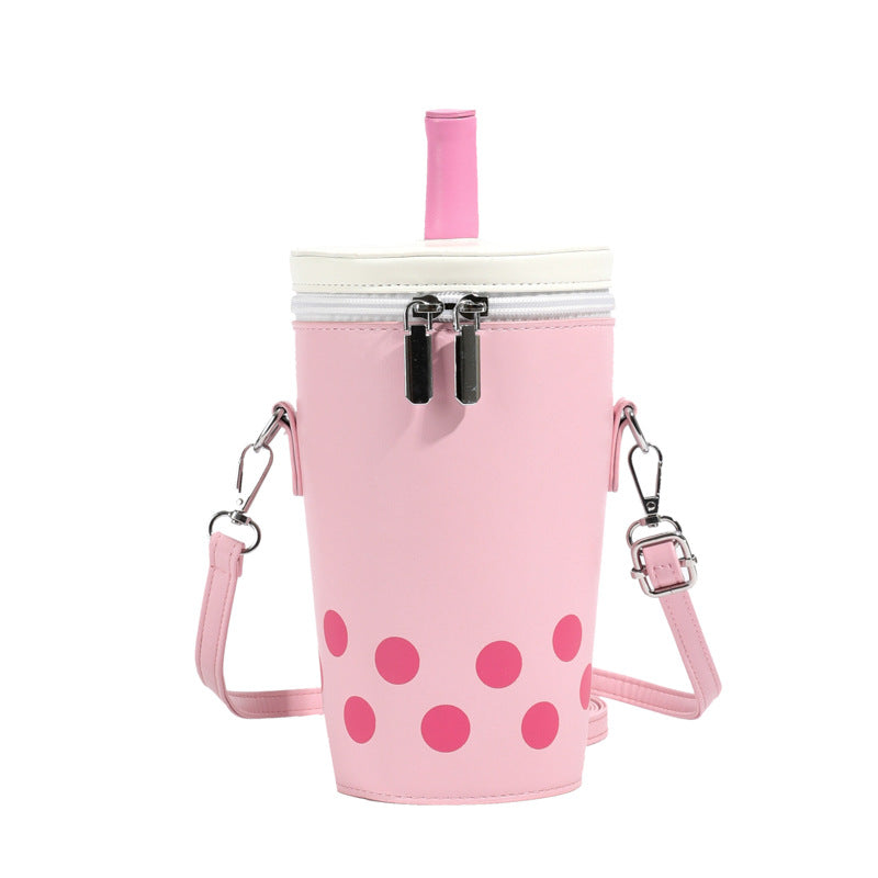 Women's Milk Tea Personalized Fashionable Korean Cute Backpacks