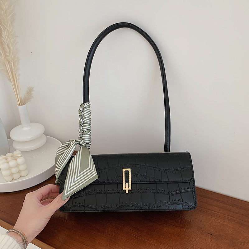 Women's French Style Underarm Niche Fashion Baguette Shoulder Bags