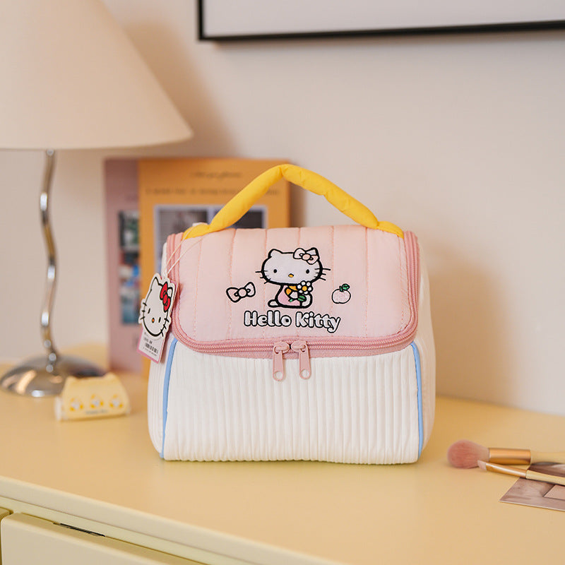 Cute Three-dimensional Cabin Storage Large Capacity Makeup Bag