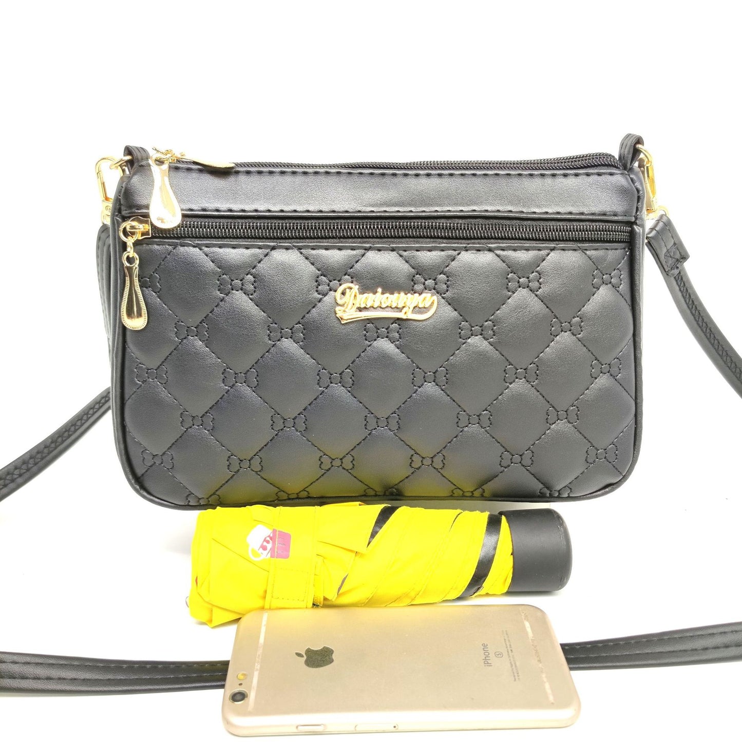Women's Double Layer Embroidered Fashion Mom Shoulder Bags
