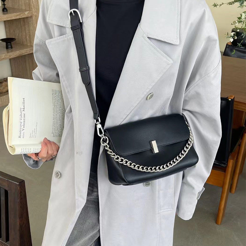 Women's Genuine Leather Fashion Simple Design Shoulder Bags