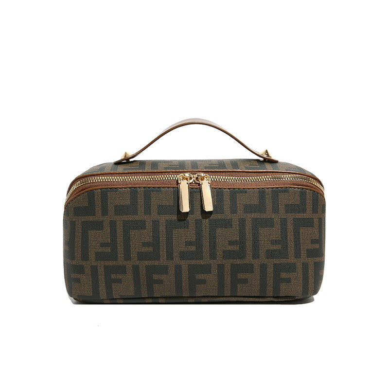 Capacity Good-looking Letter Printing Storage Portable Splash Cosmetic Bags