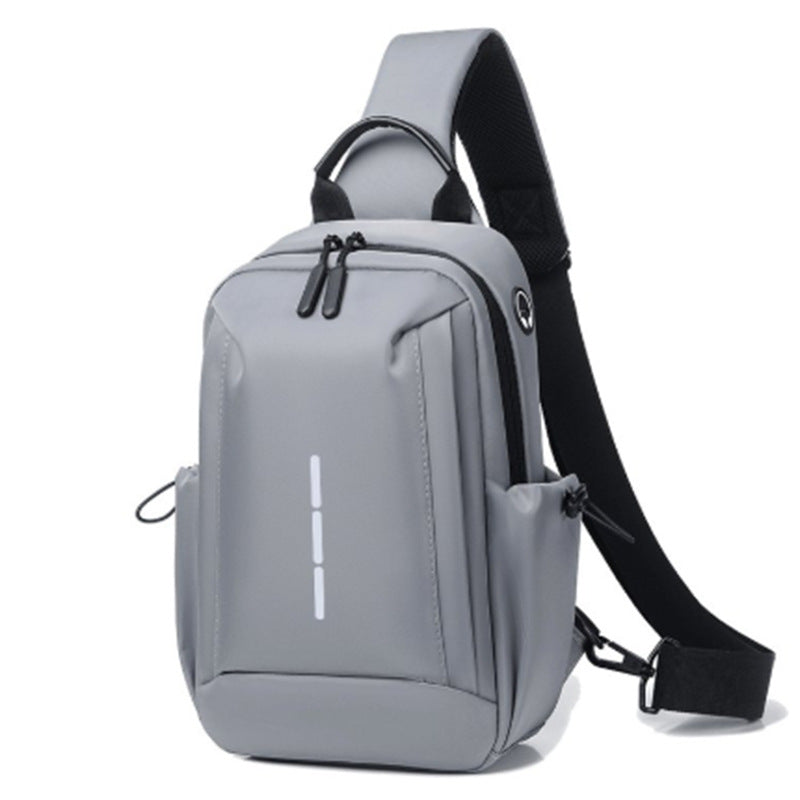 Men's Lightweight Fashion Waterproof Commuter Large Capacity Men's Chest Bags