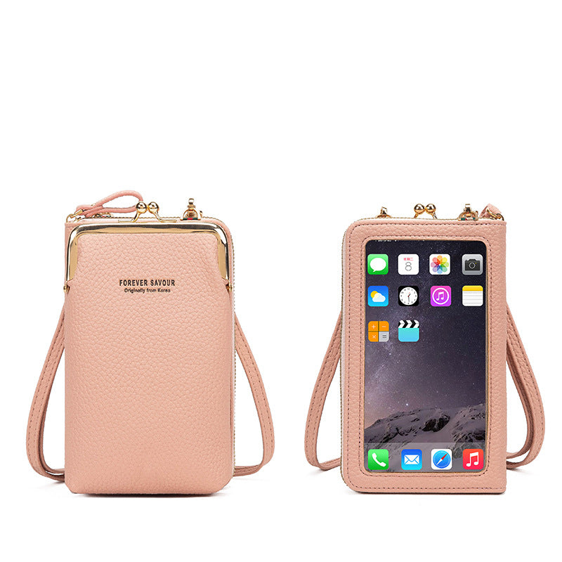 Women's Trendy Mini Touch Screen Cell Winter Ladies Wallets