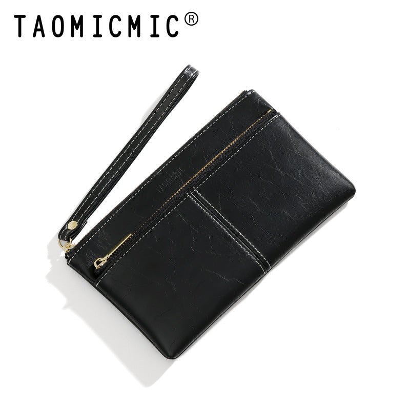 Women's Niche Large Capacity Long Stylish Portable Ladies Wallets