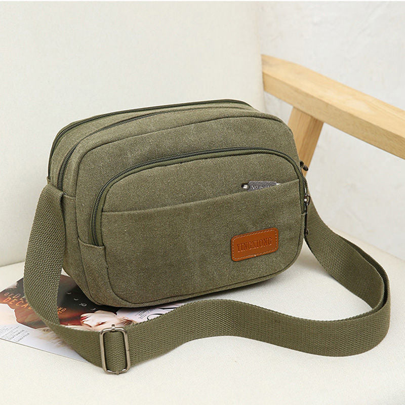 Women's & Men's & Canvas Business Cashier Selling Vegetables Shoulder Bags