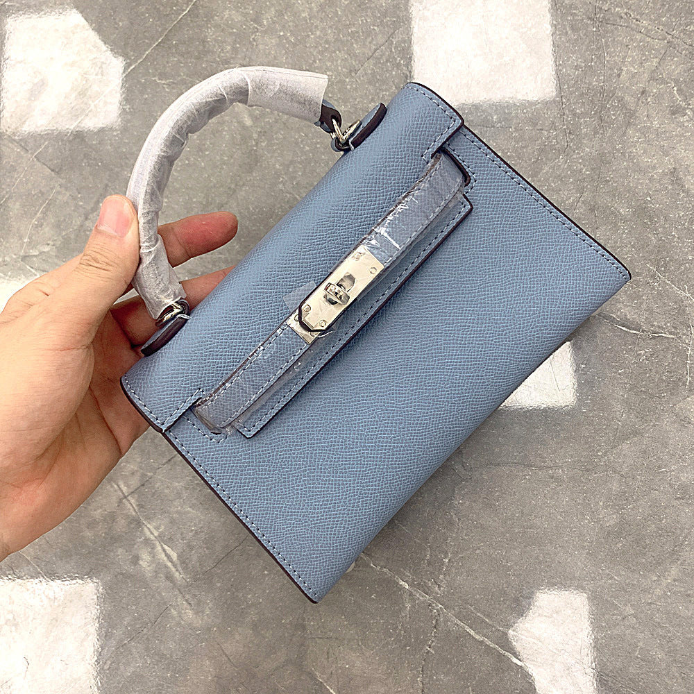 Women's Trendy Genuine Leather Fashionable Kelly Handbags