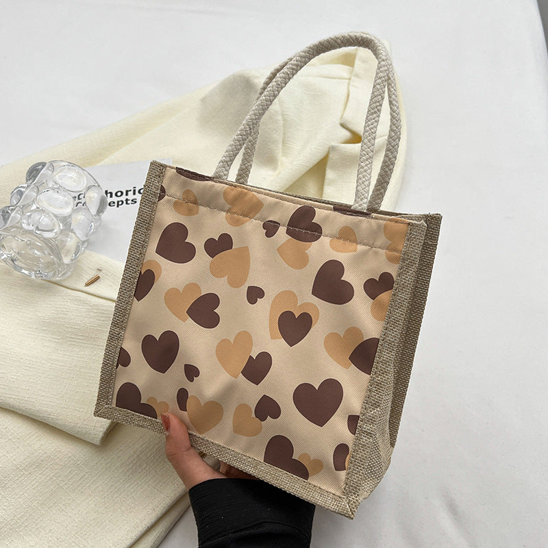 Lunch Box Female Summer Outing Hand Handbags