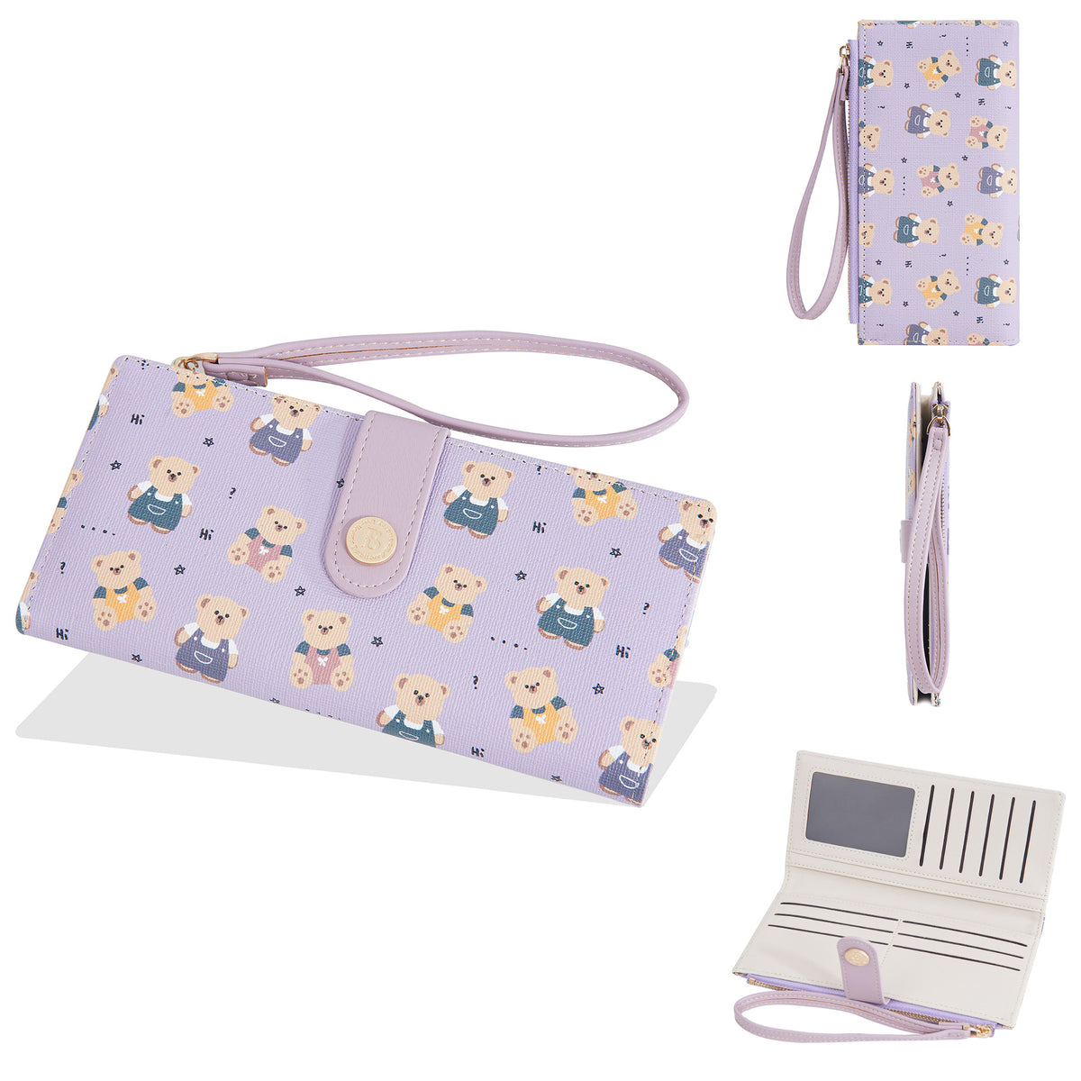 Women's Multiple Slots Portable High Sense Simple Ladies Wallet