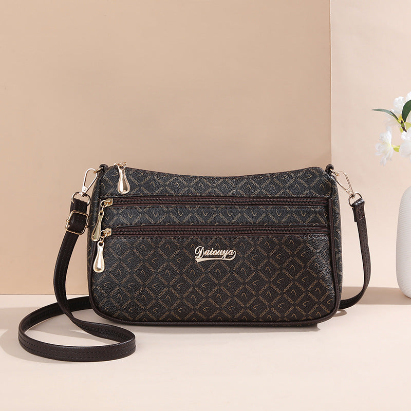 Creative Zipper Large Capacity Versatile Fashion Crossbody Bags