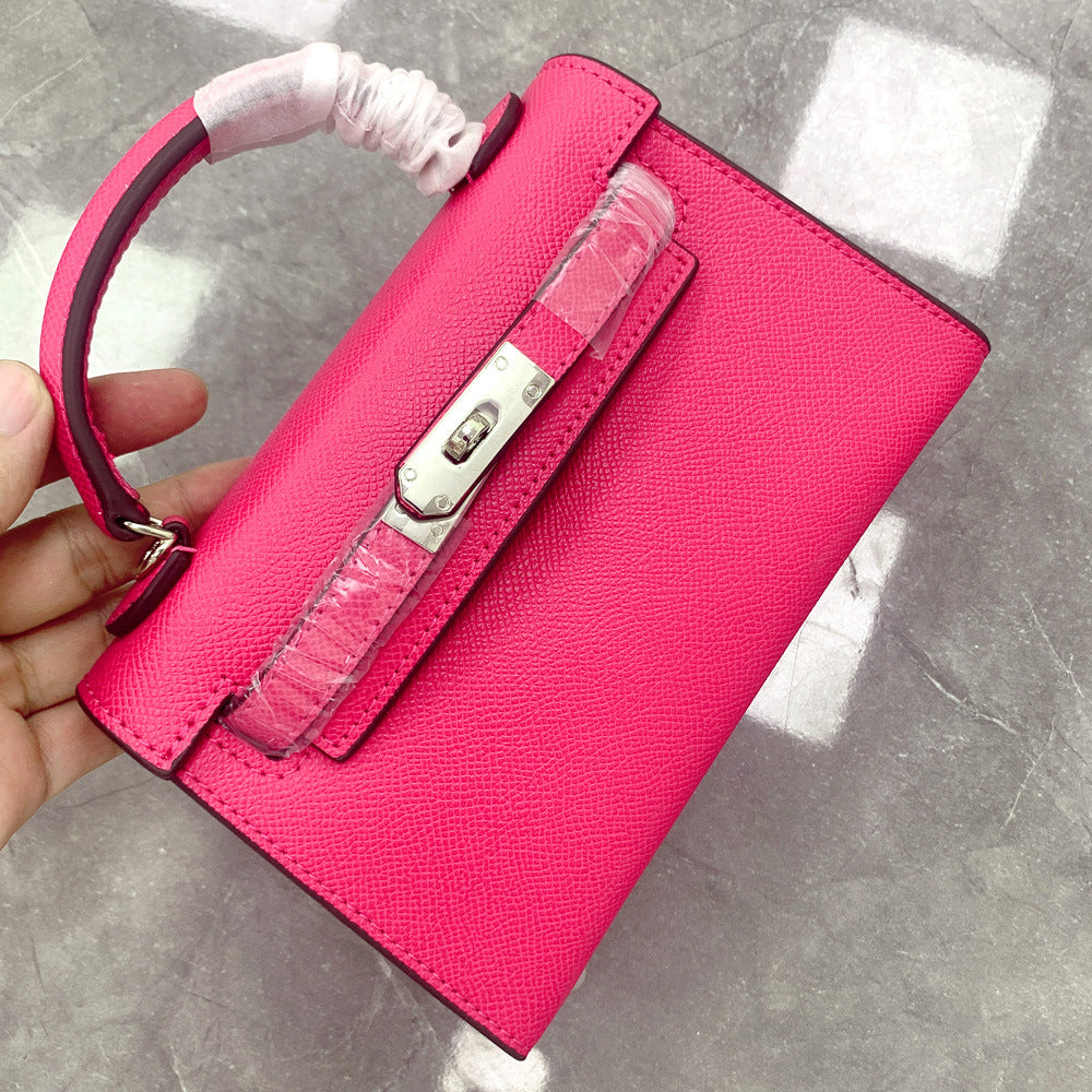 Women's Trendy Genuine Leather Fashionable Kelly Handbags