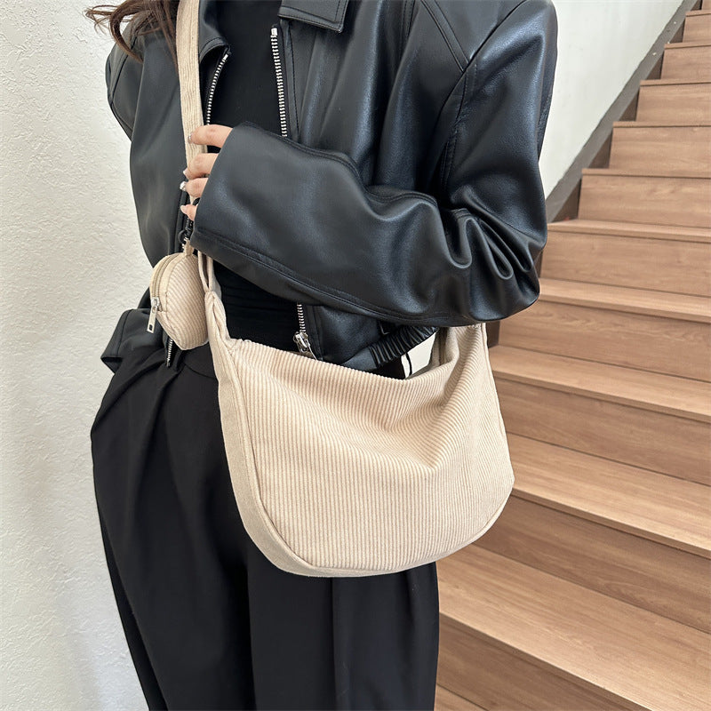 Color Simple Large Capacity Korean Style Shoulder Bags