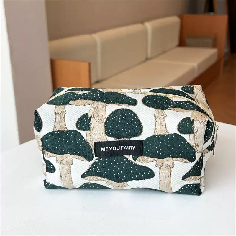 Funny Pencil College Girlfriends Large Capacity Portable Makeup Bag