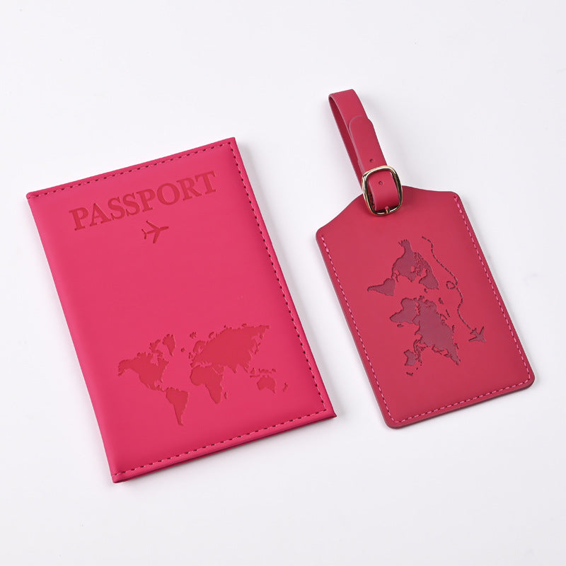 Change Map Style Passport Cover Tag Card Holder