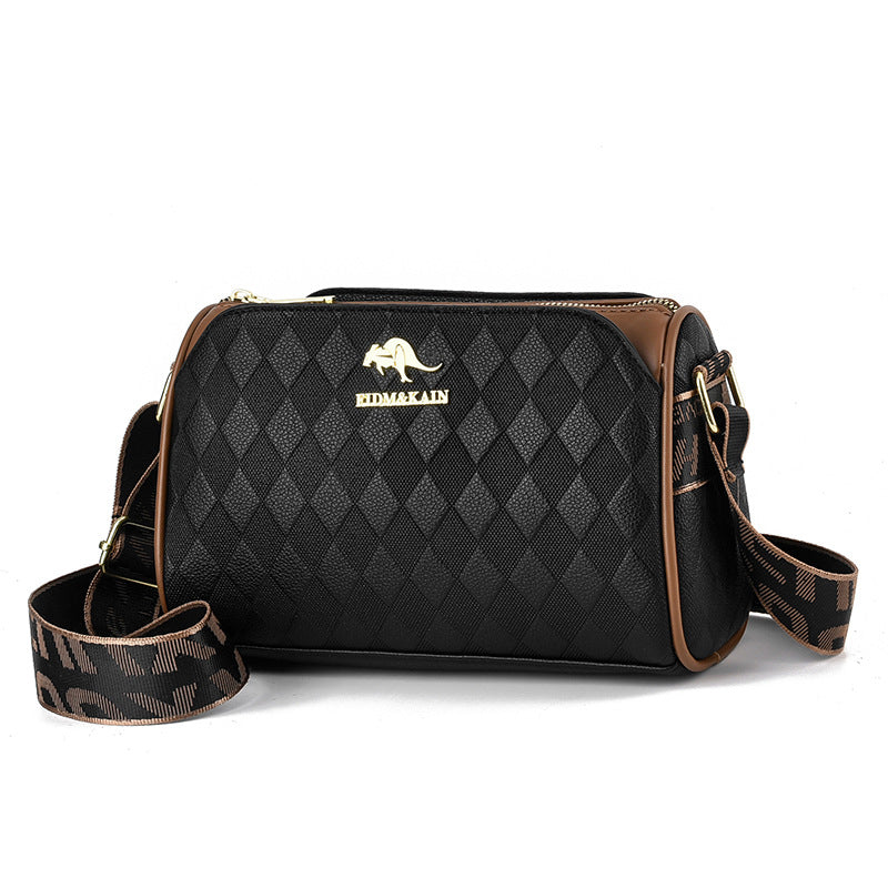 Women's Soft Leather Boston Pillow Fashion Crossbody Bags