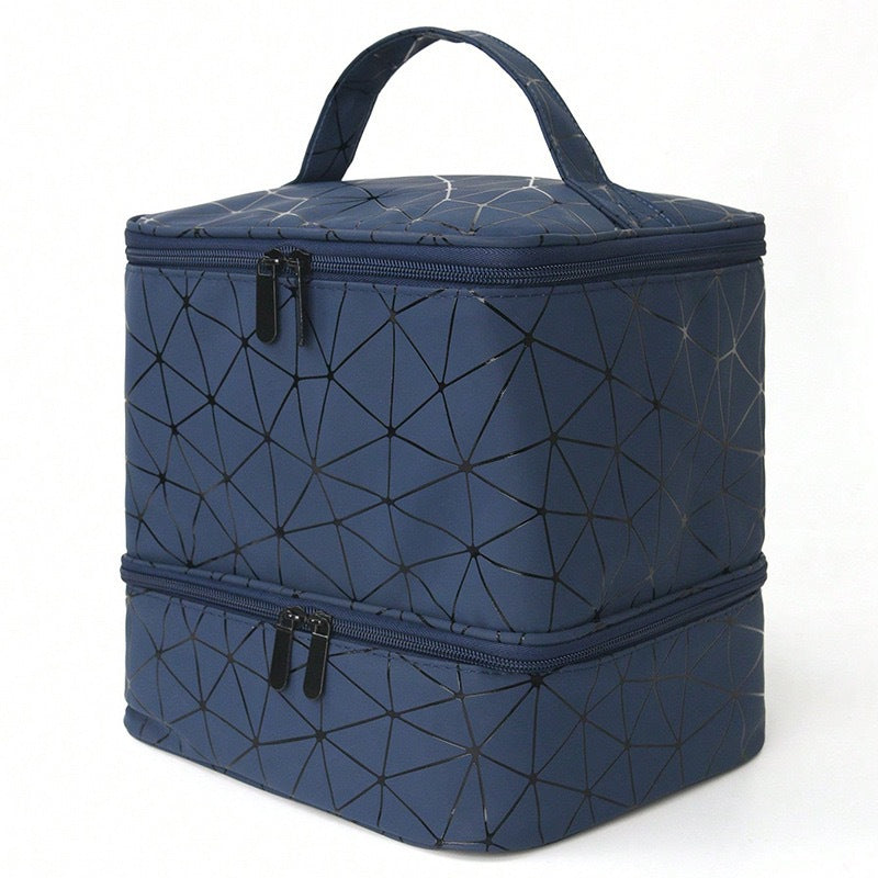 Capacity Wash Female Stylish Portable Nail Cosmetic Bags