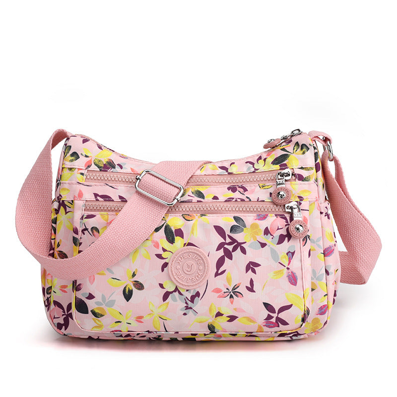 Printed Korean Style Fashionable Waterproof Simple Chic Large Women's Messenger Bag