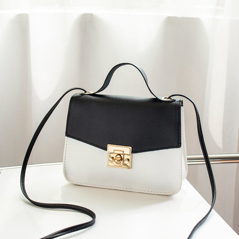 Women's Fashion Color Contrast Sweet Drawstring Bags