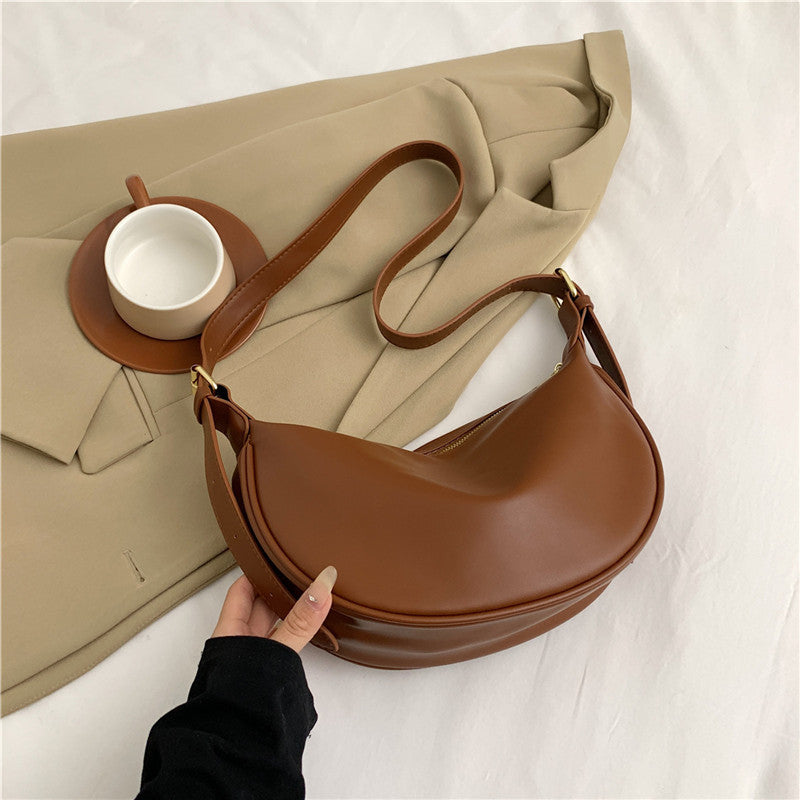 Leather Large Capacity Fashion Simple Leisure Shoulder Bags