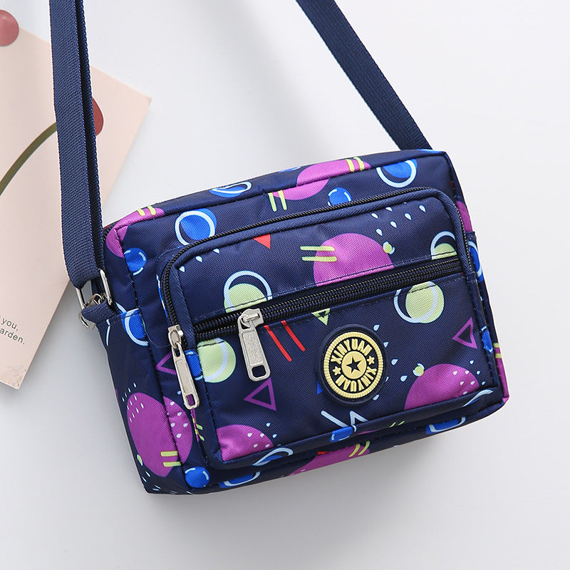 Women's Stall Flower Cloth Oxford Practical Canvas Crossbody Bags