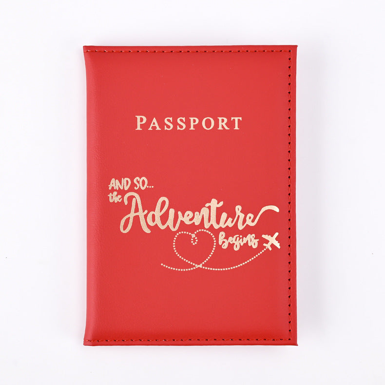 Attractive Pattern Passport Cover Ticket Clip Card Holder