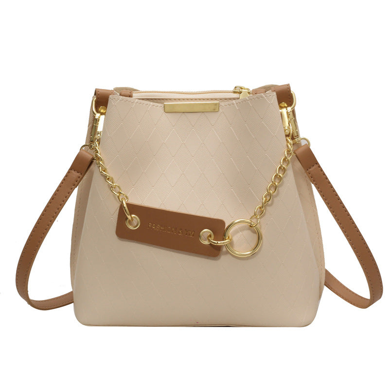 Women's Simple Fashion Large Capacity Diamond Style Shoulder Bags