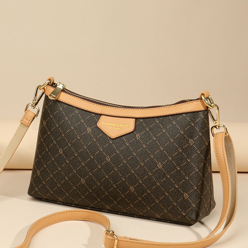 Women's Niche High-grade Printed Fashion Pouches Underarm Bags